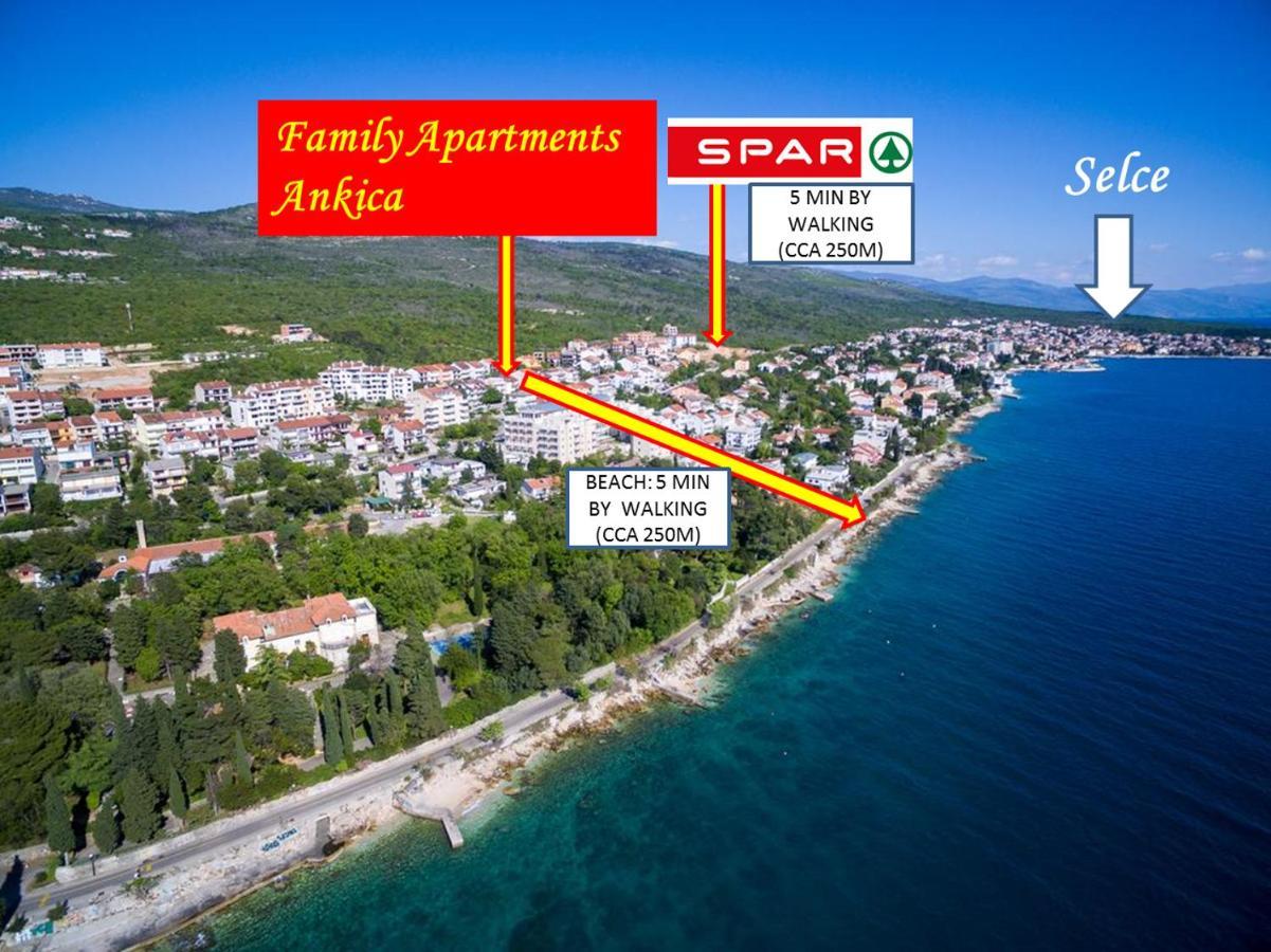 Family Apartments Ankica Crikvenica Exteriör bild